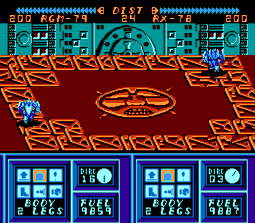 青いソルジャー同士の対戦