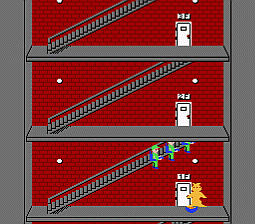 階段を昇り降りる