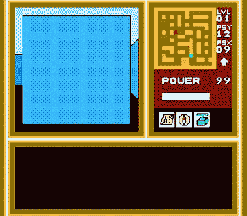 ゲーム中のメイン画面