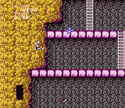 壁の中でジャンプ